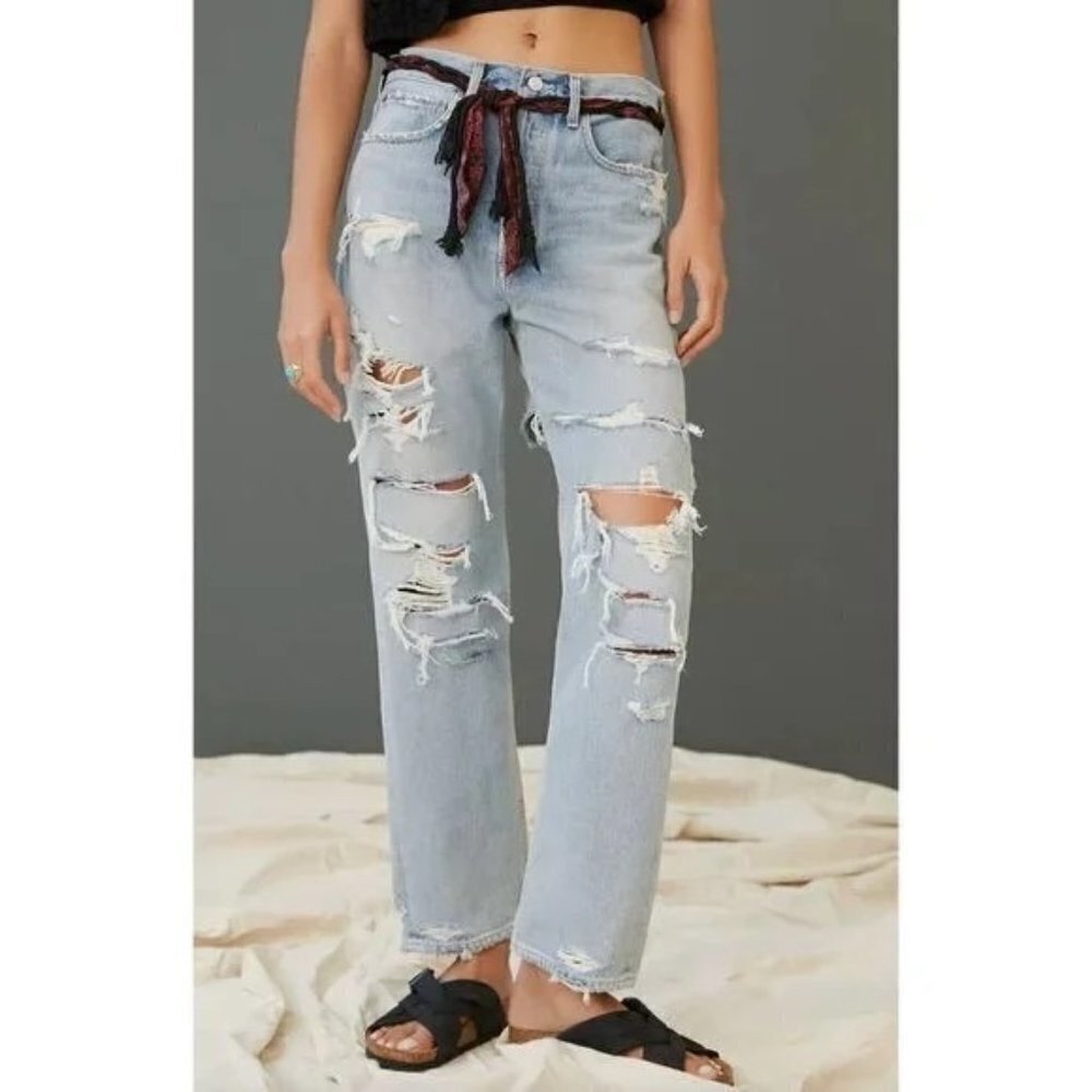 Agolde 90's Mid Rise Loose Fit in Unhinged Size 28 NWT $228 - Picture 2 of 9